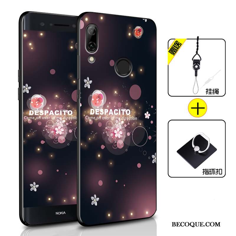 Huawei P Smart 2019 Coque Téléphone Portable Protection Noir Créatif Tout Compris Incassable