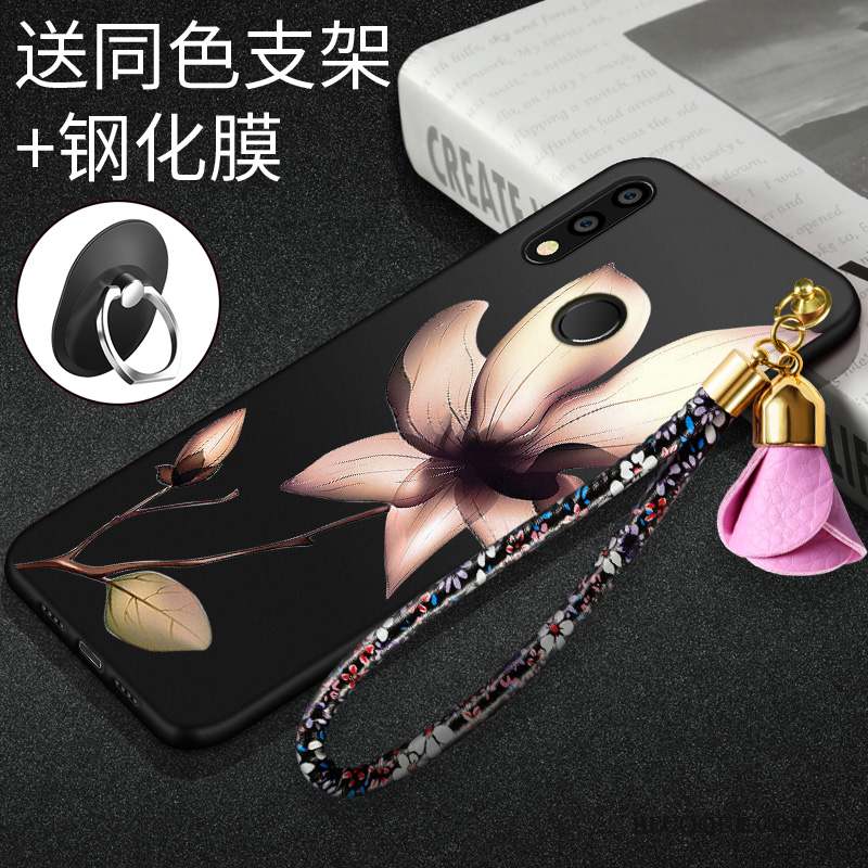 Huawei P Smart 2019 Coque Étui Nouveau Tendance Personnalité Silicone Rouge