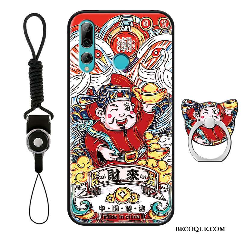 Huawei P Smart+ 2019 De Fête Coque De Téléphone Rouge Incassable Nouveau Style Chinois