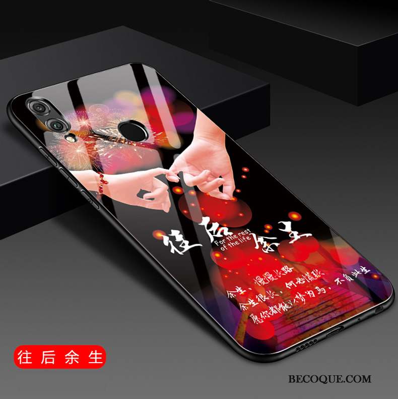 Huawei P Smart 2019 Difficile Coque De Téléphone Protection Tout Compris Rouge Verre