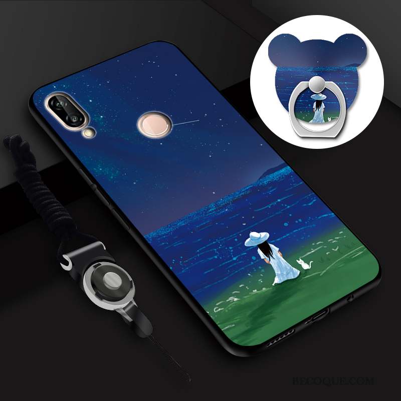 Huawei P Smart 2019 Ornements Suspendus Coque De Téléphone Étui Fluide Doux Jeunesse Nouveau