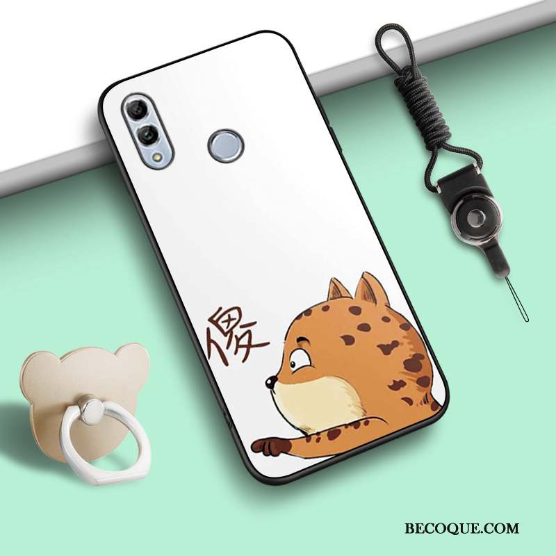 Huawei P Smart 2019 Ornements Suspendus Dessin Animé Incassable Anneau Coque De Téléphone Fluide Doux