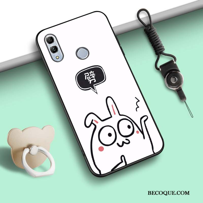 Huawei P Smart 2019 Ornements Suspendus Dessin Animé Incassable Anneau Coque De Téléphone Fluide Doux