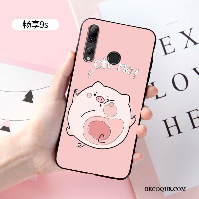 Huawei P Smart+ 2019 Personnalisé Charmant Coque De Téléphone Personnalité Étui Rose