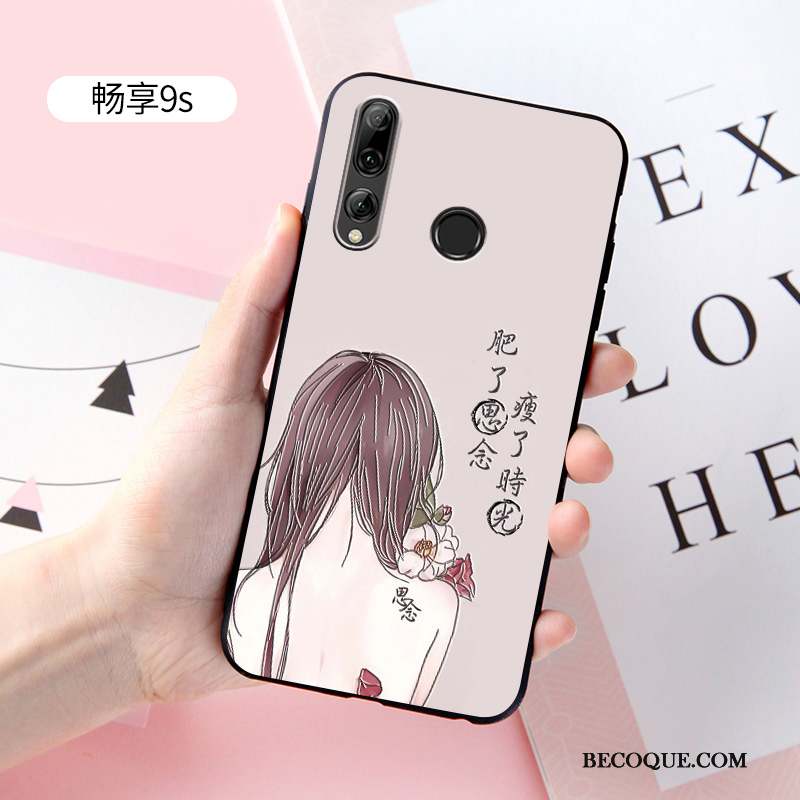 Huawei P Smart+ 2019 Personnalisé Charmant Coque De Téléphone Personnalité Étui Rose