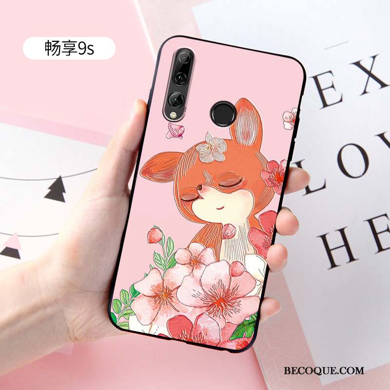 Huawei P Smart+ 2019 Personnalisé Charmant Coque De Téléphone Personnalité Étui Rose