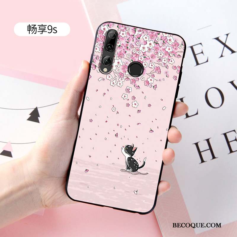 Huawei P Smart+ 2019 Personnalisé Charmant Coque De Téléphone Personnalité Étui Rose