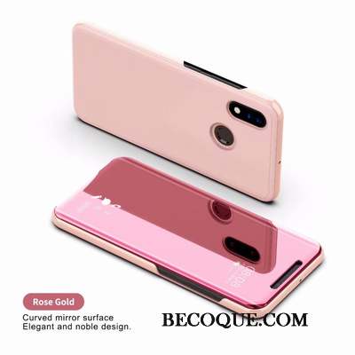 Huawei P Smart 2019 Tendance Incassable Coque De Téléphone Étui Or Rose Étui En Cuir