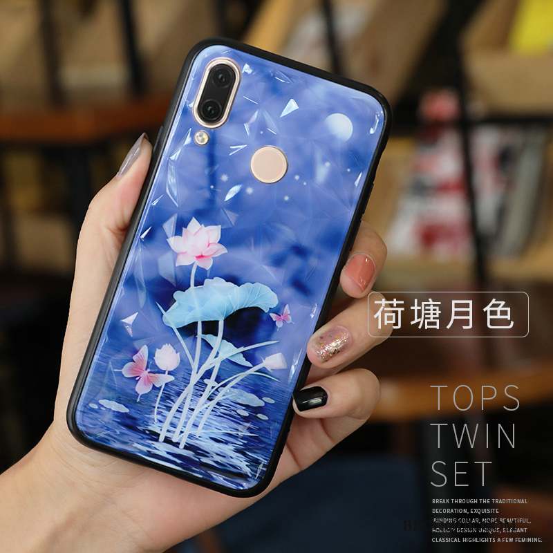 Huawei P Smart 2019 Tout Compris Tendance Étui Bleu Protection Coque De Téléphone