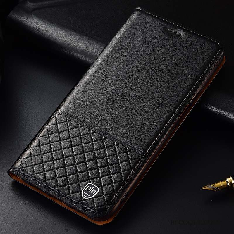 Huawei P Smart 2019 Étui En Cuir Protection Téléphone Portable Incassable Plaid Coque De Téléphone