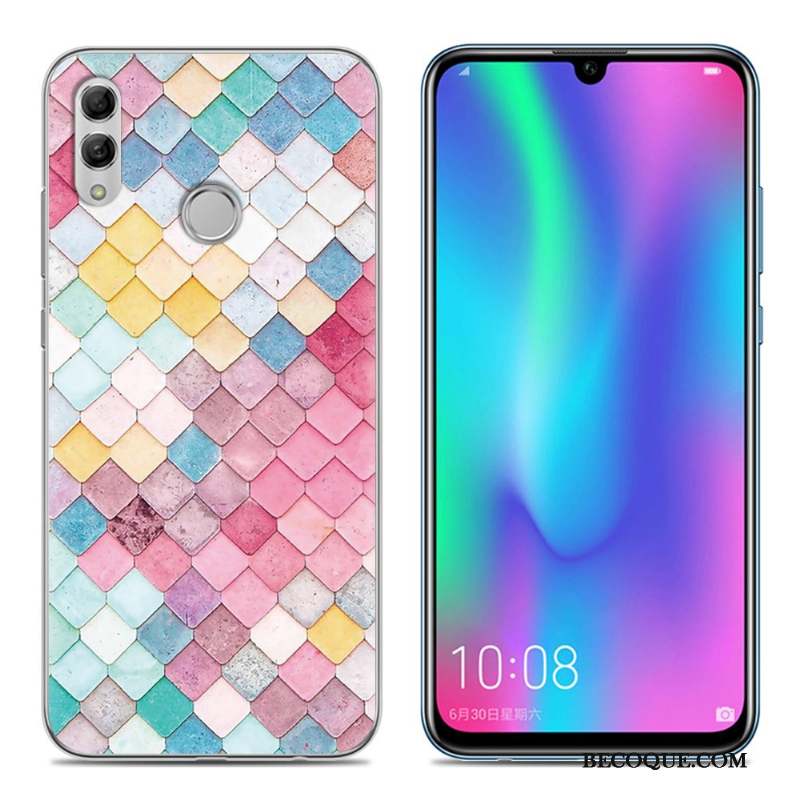 Huawei P Smart 2019 Étui Rose Fluide Doux Coque De Téléphone Jeunesse Téléphone Portable