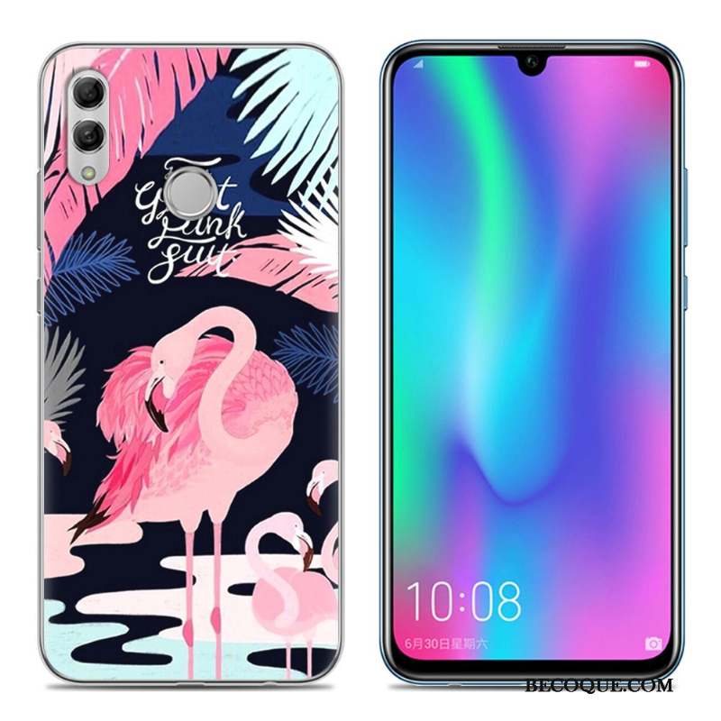 Huawei P Smart 2019 Étui Rose Fluide Doux Coque De Téléphone Jeunesse Téléphone Portable