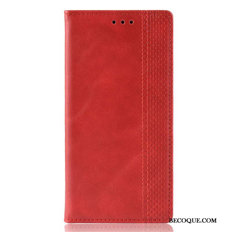 Huawei P Smart 2020 Coque De Téléphone Boucle Magnétique Étui En Cuir Housse Bleu Marin Protection