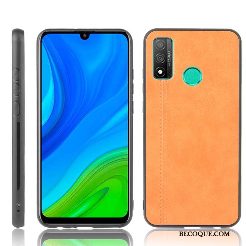 Huawei P Smart 2020 Difficile Cuir Protection Bovins Étui Coque