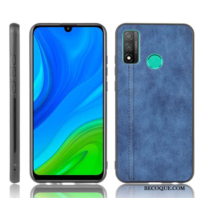 Huawei P Smart 2020 Difficile Cuir Protection Bovins Étui Coque