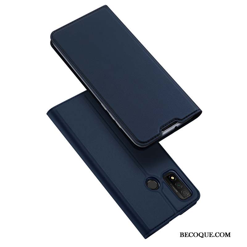 Huawei P Smart 2020 Étui En Cuir Carte Or Coque De Téléphone Magnétisme Clamshell