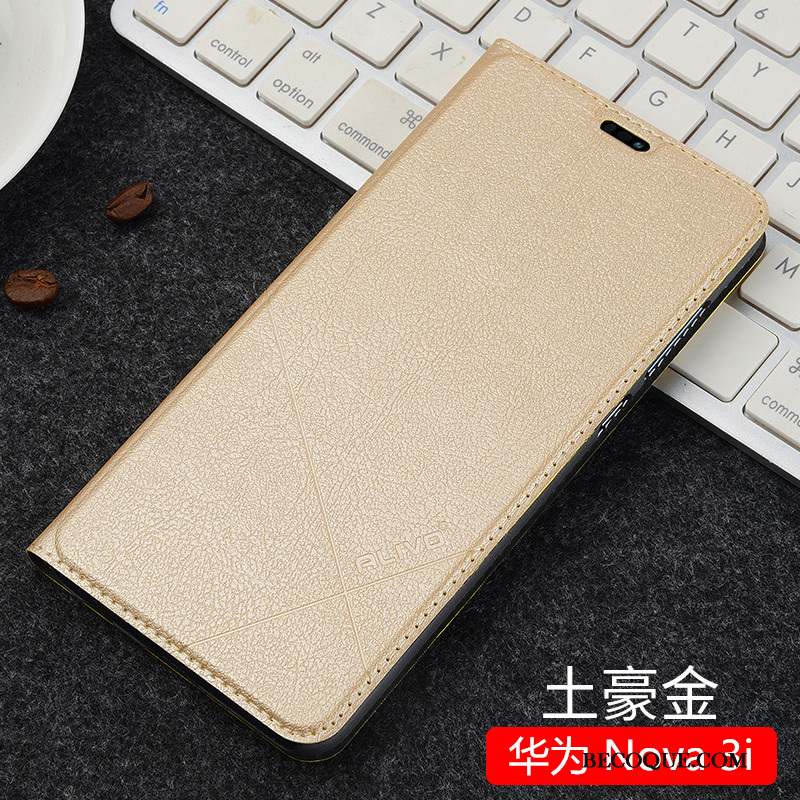 Huawei P Smart+ Clamshell Coque Noir Étui Tout Compris Incassable