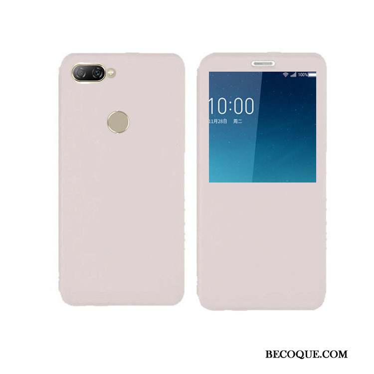 Huawei P Smart Coque Bleu Étui En Cuir Téléphone Portable Clamshell Incassable