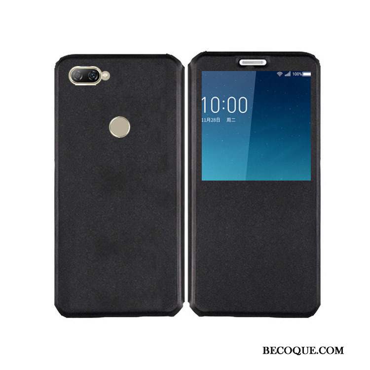 Huawei P Smart Coque Bleu Étui En Cuir Téléphone Portable Clamshell Incassable
