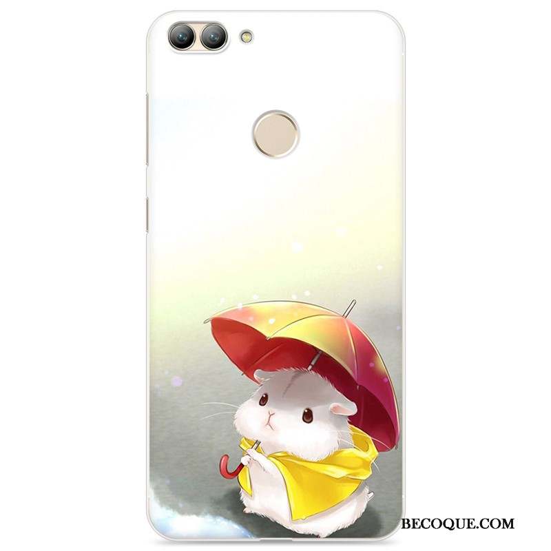 Huawei P Smart Coque De Téléphone Protection Rose Dessin Animé Étui Silicone