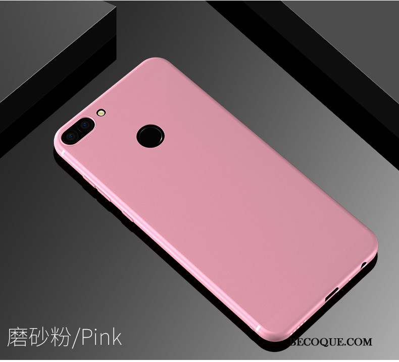 Huawei P Smart Coque De Téléphone Protection Silicone Tendance Fluide Doux Rose