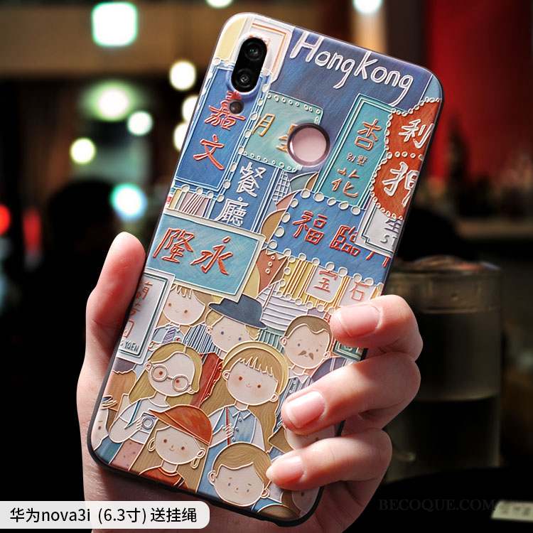 Huawei P Smart+ Coque De Téléphone Tendance Étui Charmant Marque De Tendance Tout Compris