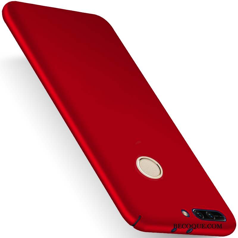 Huawei P Smart Coque Délavé En Daim Or Tout Compris Nouveau Incassable Rouge