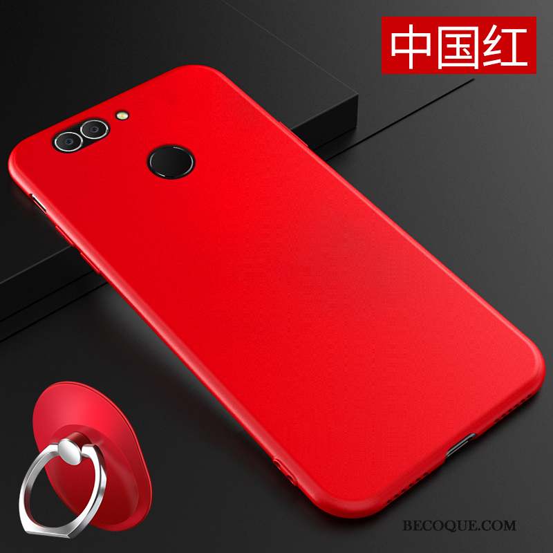 Huawei P Smart Coque Délavé En Daim Protection Personnalité Fluide Doux Incassable Tout Compris