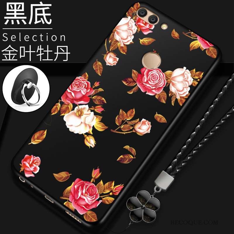 Huawei P Smart Coque Noir Protection Original Étui Silicone Tout Compris