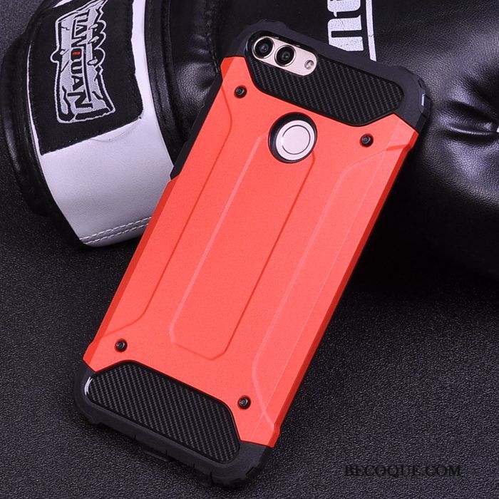Huawei P Smart Coque Protection Délavé En Daim De Téléphone Bleu Silicone