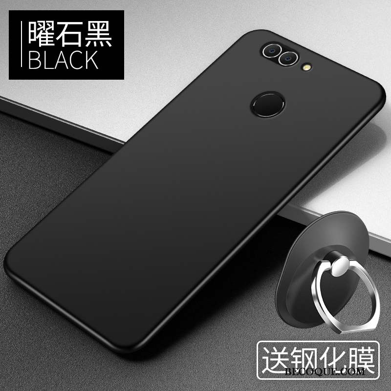 Huawei P Smart Coque Protection Incassable Tendance Délavé En Daim Étui Téléphone Portable