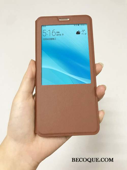 Huawei P Smart Coque Protection Or Clamshell Étui Téléphone Portable Étui En Cuir