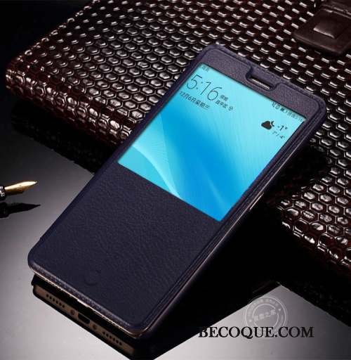 Huawei P Smart Coque Protection Or Clamshell Étui Téléphone Portable Étui En Cuir