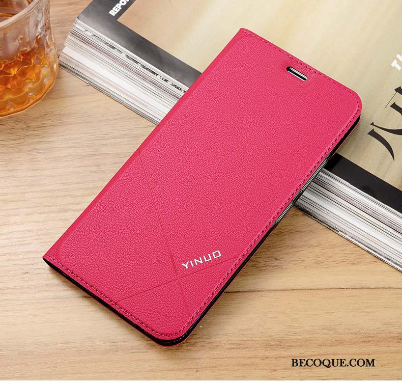 Huawei P Smart Coque Rose Silicone Étui En Cuir Protection Tout Compris Housse