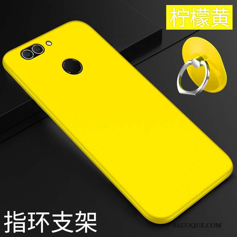 Huawei P Smart Coque Tout Compris Jaune Nouveau Personnalité Étui Incassable