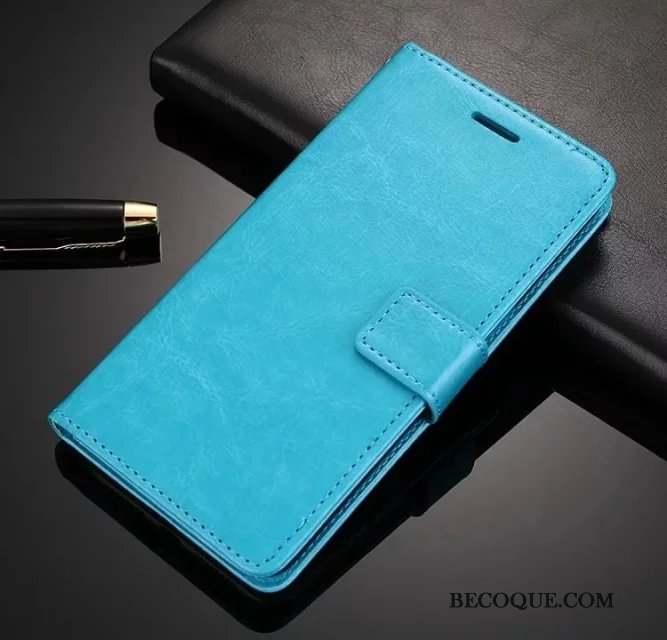 Huawei P Smart Coque Téléphone Portable Blanc Étui En Cuir