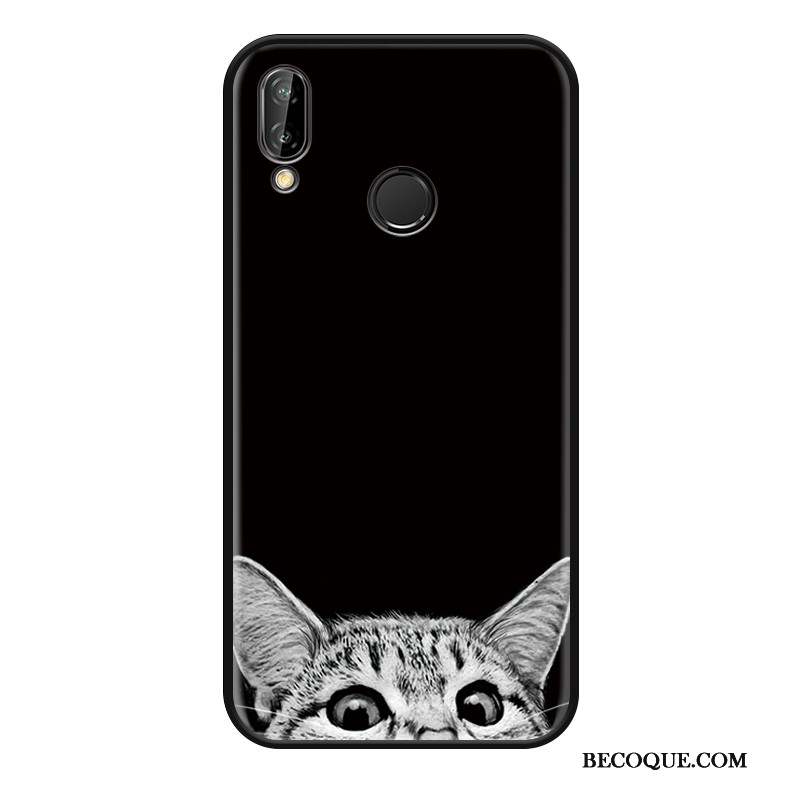 Huawei P Smart+ Courte Dessin Animé Coque De Téléphone Créatif Charmant Tout Compris