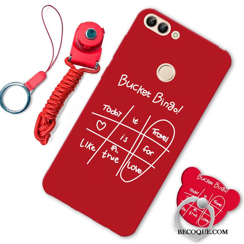 Huawei P Smart Fluide Doux Noir Incassable Coque De Téléphone Silicone Tendance