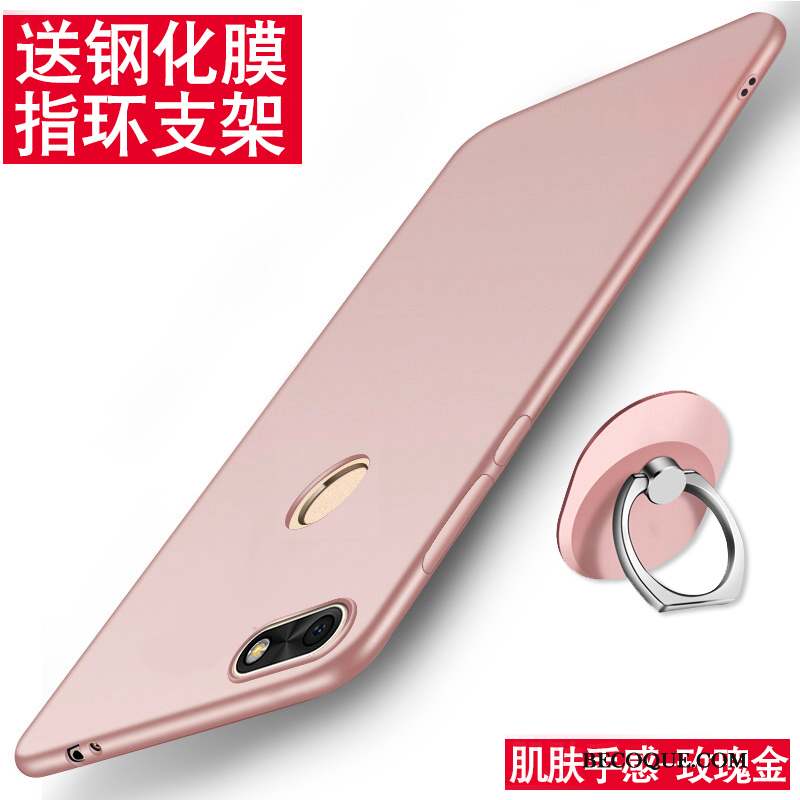 Huawei P Smart Fluide Doux Silicone Protection Coque De Téléphone Incassable Or