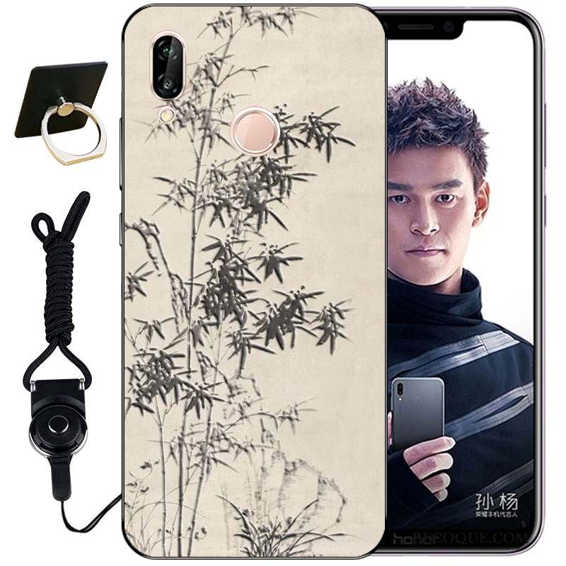 Huawei P Smart+ Gaufrage Mignonne Tout Compris Incassable Coque Étui