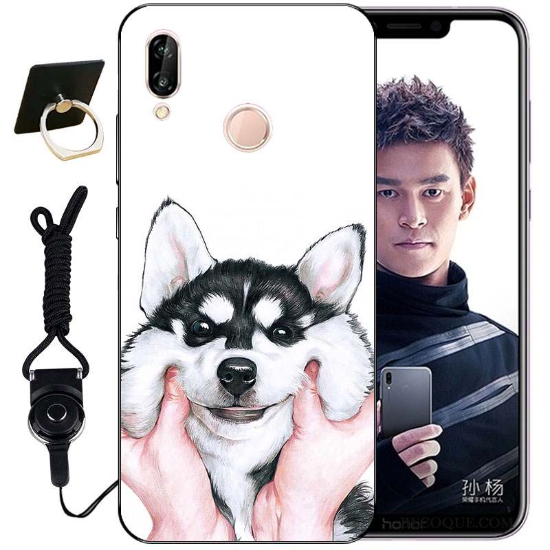 Huawei P Smart+ Gaufrage Mignonne Tout Compris Incassable Coque Étui