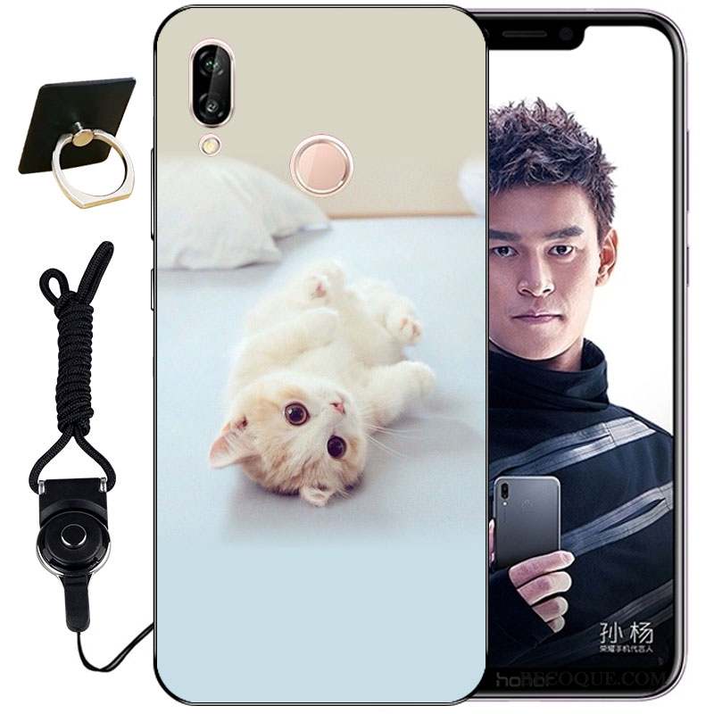 Huawei P Smart+ Gaufrage Mignonne Tout Compris Incassable Coque Étui