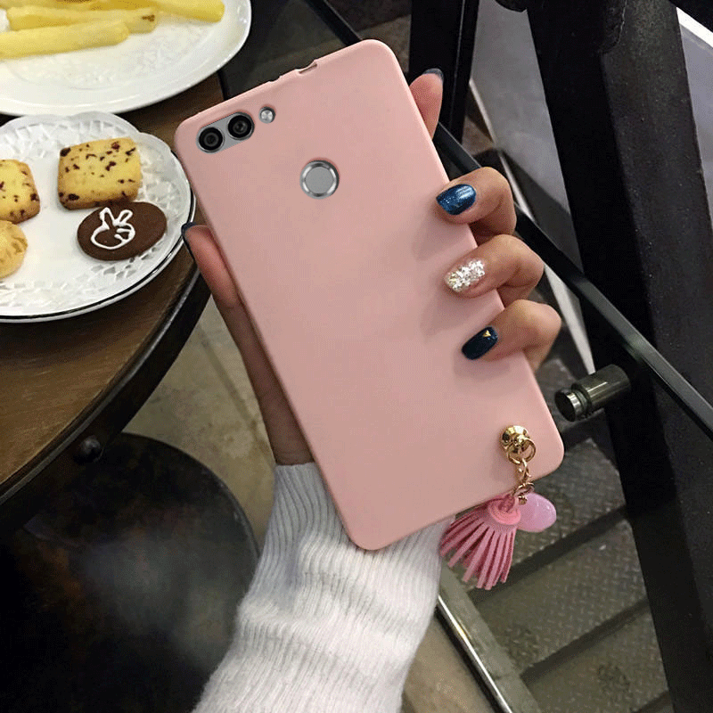 Huawei P Smart Personnalité Fluide Doux Incassable Coque De Téléphone Silicone Créatif