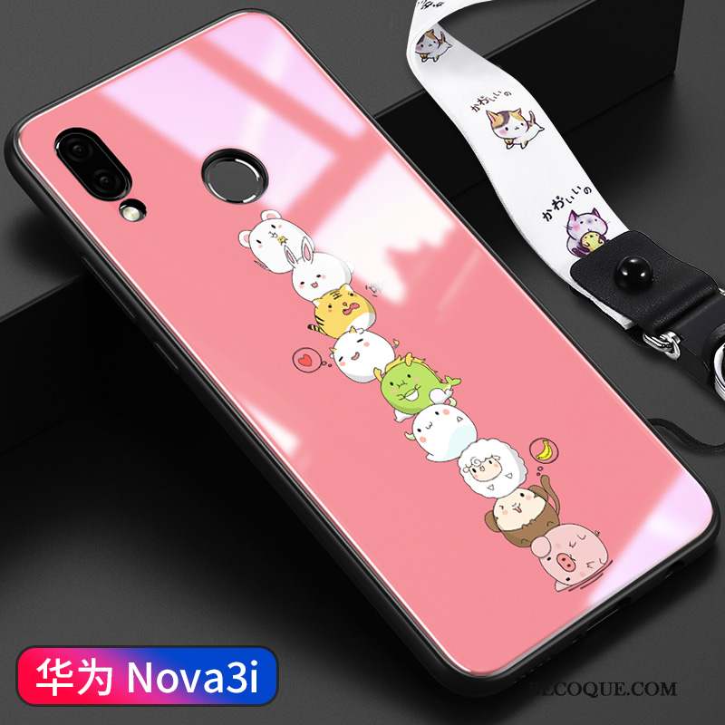 Huawei P Smart+ Personnalité Tout Compris Net Rouge Dessin Animé Coque De Téléphone Charmant