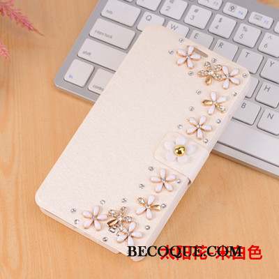 Huawei P Smart+ Protection Strass Coque Bleu Étui En Cuir De Téléphone