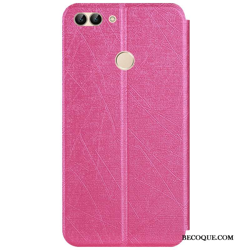 Huawei P Smart Rouge Coque Housse Protection Téléphone Portable Étui