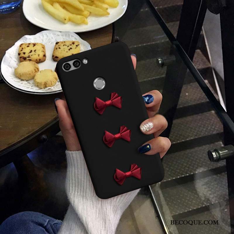 Huawei P Smart Tendance Créatif Silicone Papillon Coque De Téléphone Rouge