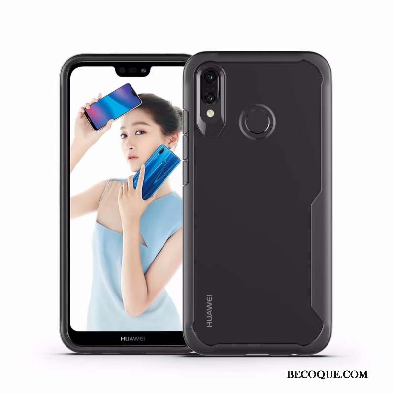 Huawei P Smart+ Tendance Personnalité Nouveau Transparent Incassable Coque