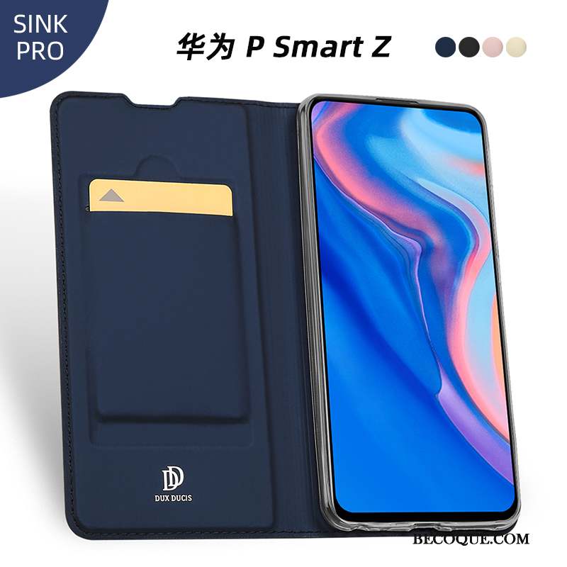 Huawei P Smart Z Coque Carte Business Nouveau Téléphone Portable Housse Gems