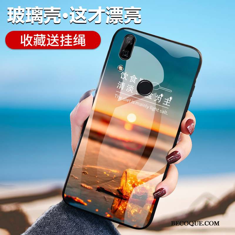 Huawei P Smart Z Coque Créatif Protection Verre Tout Compris Personnalité Miroir